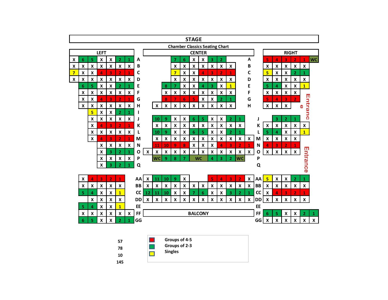 The Salt Shed Seating Chart